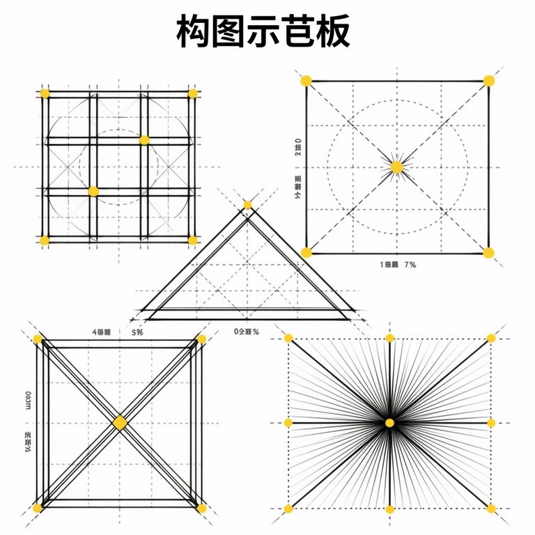 风起故事·构图示范板·躺平书房·0093