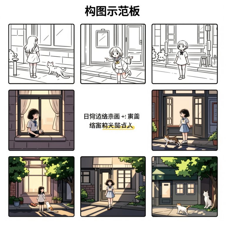 风起故事·构图示范板·非酋录音棚·0111