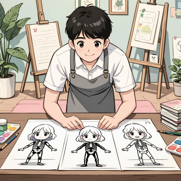 风起故事·角色线稿课·会飞的小屋·0166