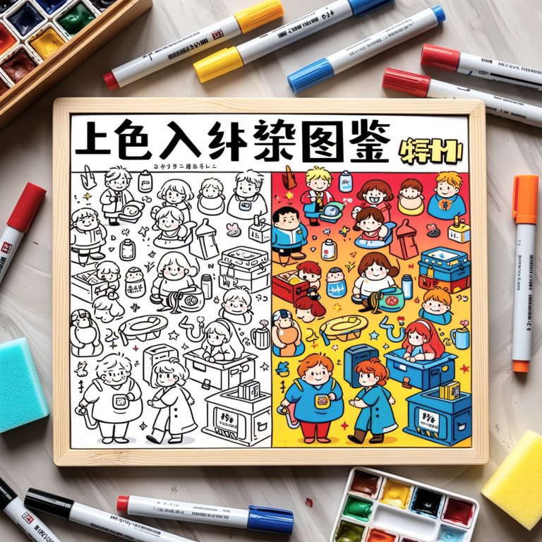 风起故事·上色入门图鉴·小小键盘侠·0199