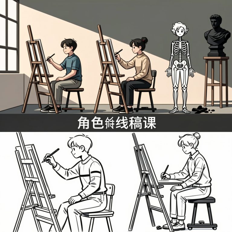 风起故事·角色线稿课·小小键盘侠·0202