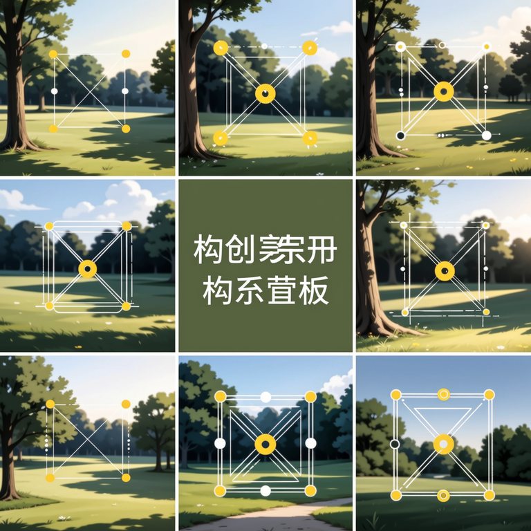 风起故事·构图示范板·迷路的手办·0309