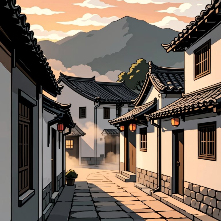 风起故事·背景氛围稿·爱睡觉的插·0354