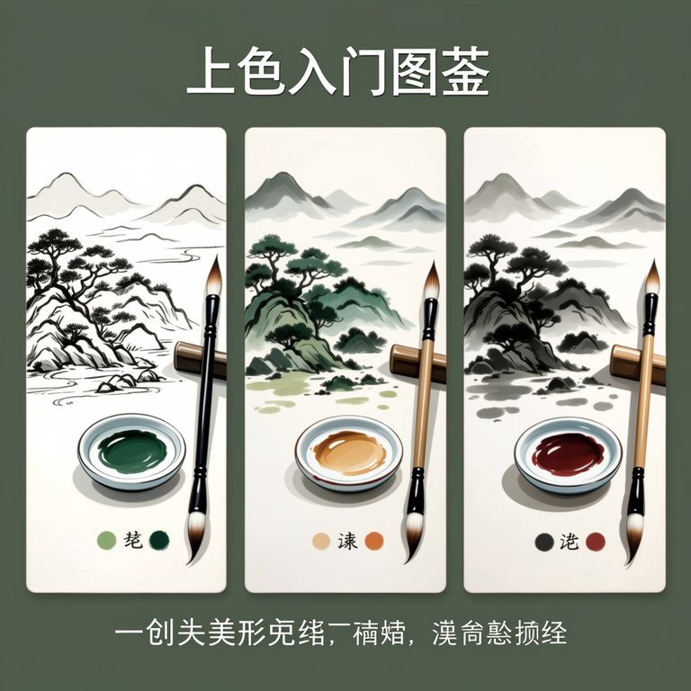 风起故事·上色入门图鉴·爱睡觉的插·0361