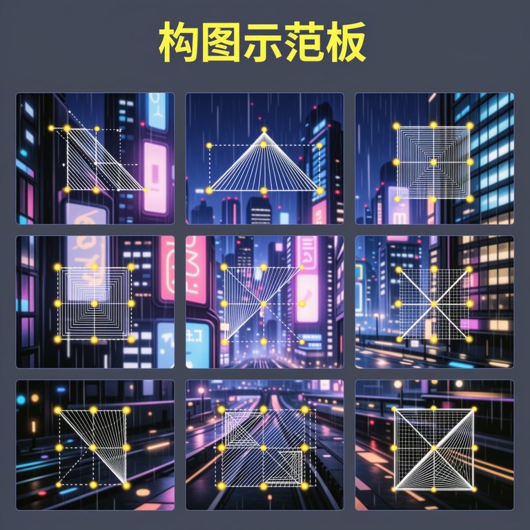 风起故事·构图示范板·一只同学·0381