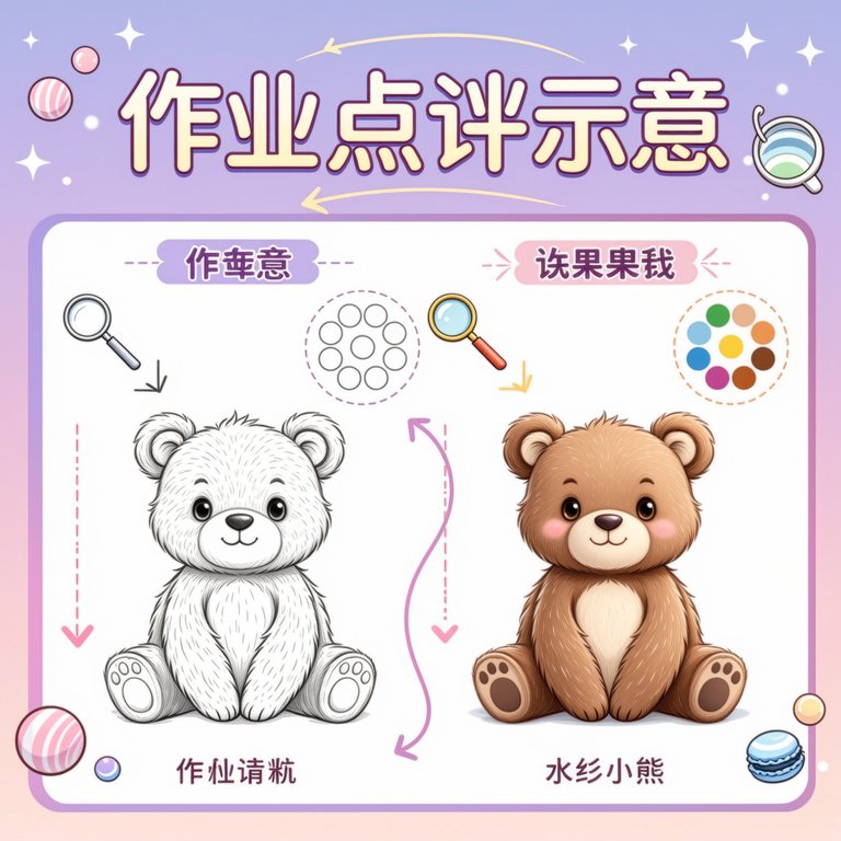风起故事·作业点评示意·半糖插画铺·0393