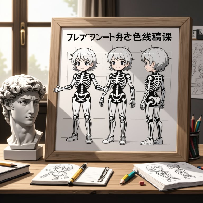 风起故事·角色线稿课·奶油程序员·0616