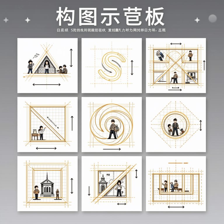 风起故事·构图示范板·安静的编辑·0633