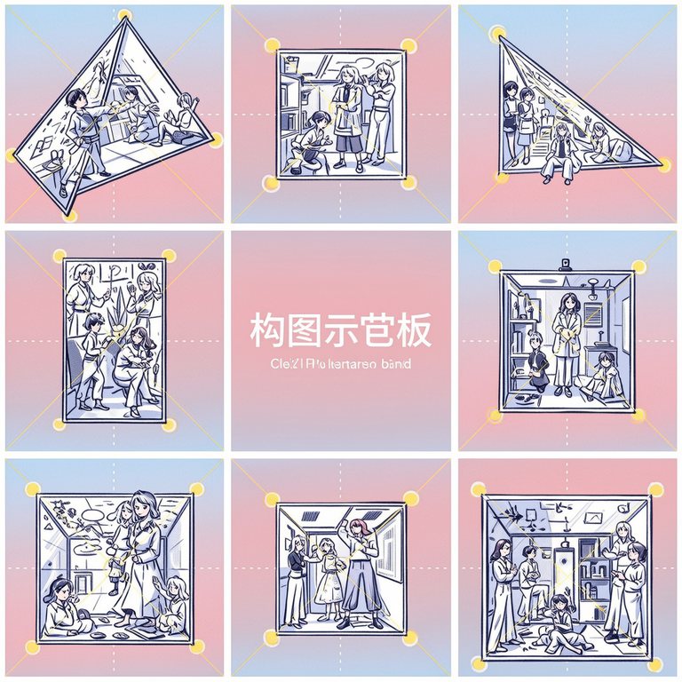风起故事·构图示范板·慢半拍的研·0759