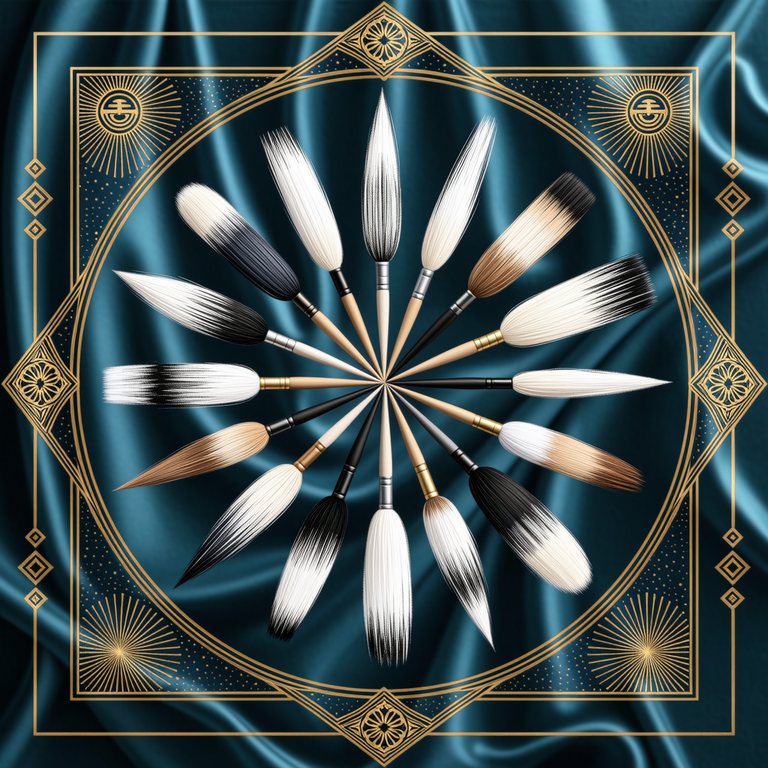 风起故事·笔刷技法示意·迷路的插画·0763