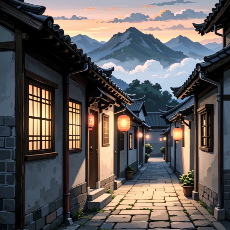 风起故事·背景氛围稿·迷路的插画·0768