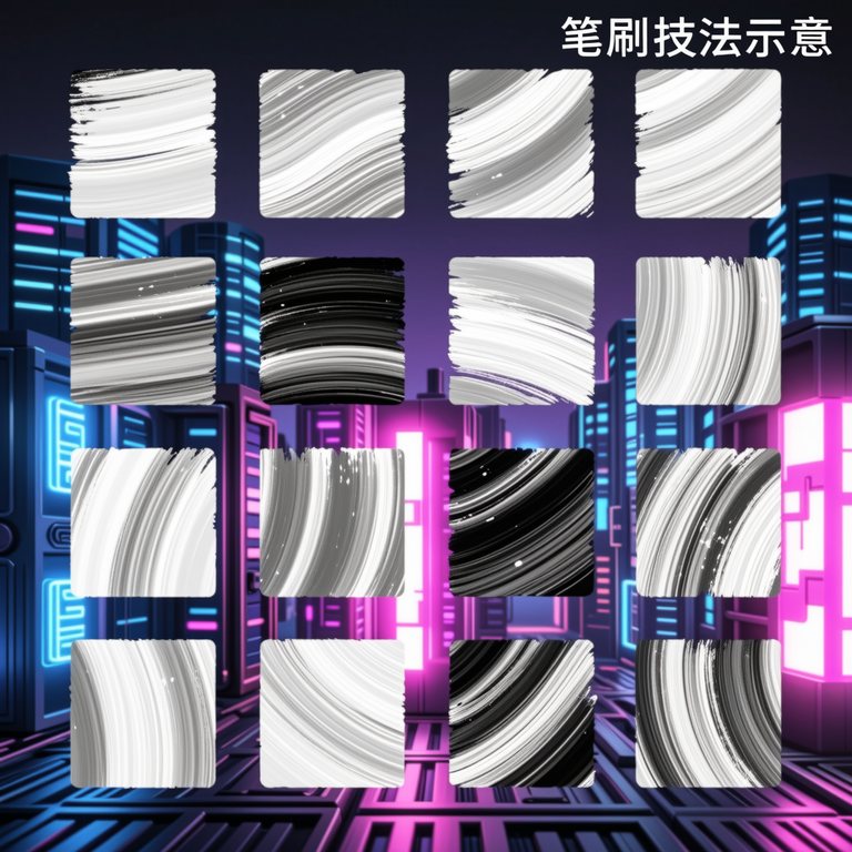 风起故事·笔刷技法示意·不打烊的弹·0781