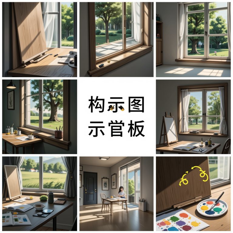 风起故事·构图示范板·手残小屋·0831