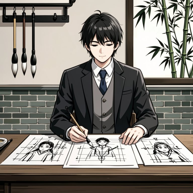 风起故事·角色线稿课·手残小屋·0832