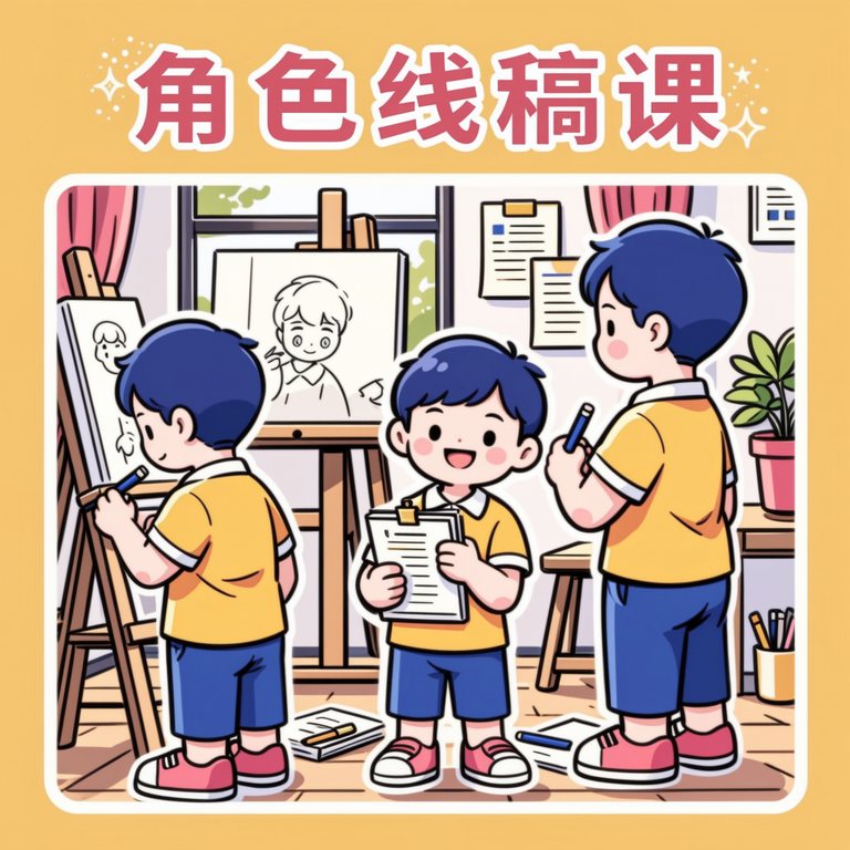 风起故事·角色线稿课·限定书房·0904